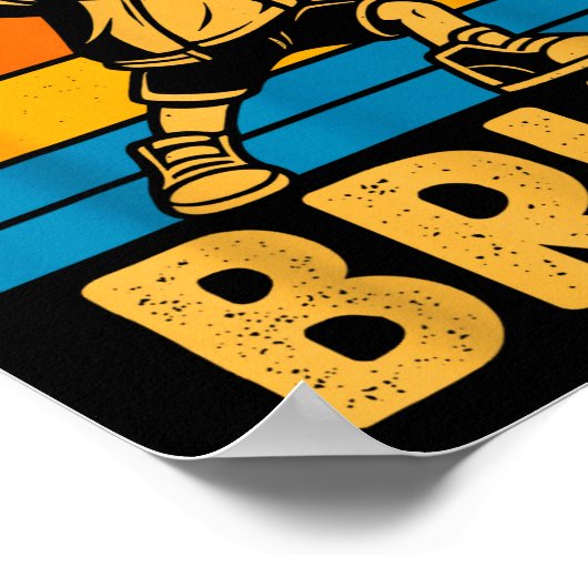 Dabbing Six Seven Bruh 67 Meme 6 7 Numbers Funny B ポスター (角)