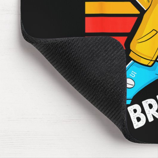 Dabbing Six Seven Bruh 67 Meme 6 7 Numbers Funny B マウスパッド (コーナー)