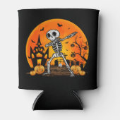 Dabbing Skeleton, Fun Halloween 缶クーラー (正面)