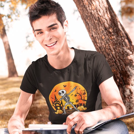 Dabbing Skeleton, Fun Halloween Tシャツ