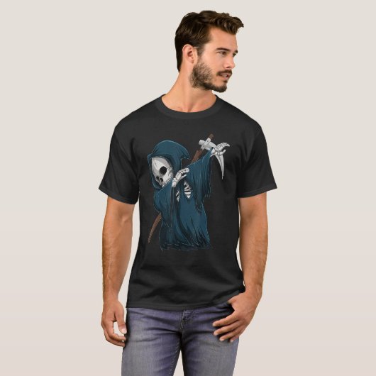 Dabbing Skeleton Pirate Halloween 2 Tシャツ (正面フル)