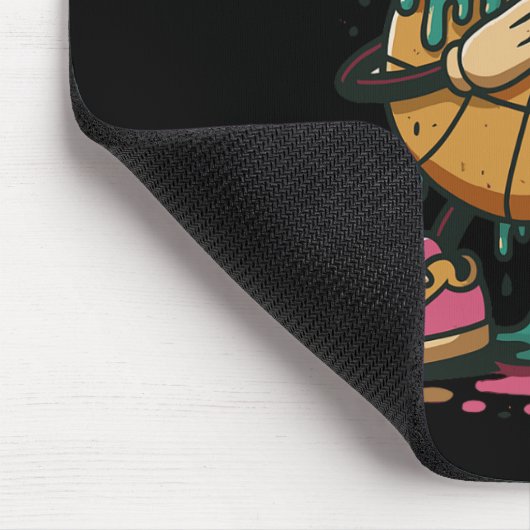 Dabbing Sketll Drip Bruh Sketll Drip Ice+cream Ck  マウスパッド (コーナー)