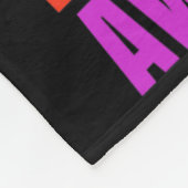 Dabbing Sloth Epilepsy Seizures Awareness Ribbon  フリースブランケット (角)