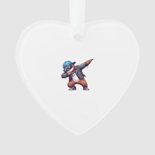 Dabbing Sloth T-Shirt オーナメント (正面)