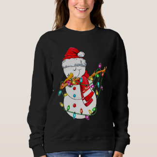 Dabbing Snowman Santa Christmas Kids Boys Men Dab  スウェットシャツ