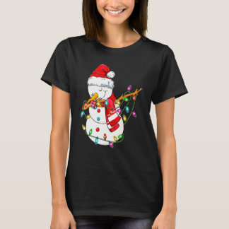 Dabbing Snowman Santa Christmas Kids Boys Men Dab  Tシャツ