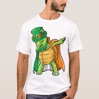 Dabbing Turtle St Patricks Day Boys Leprechaun Tシャツ