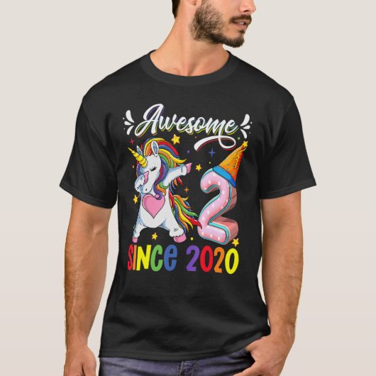 Dabbing Unicorn 2010 2年素晴らし生誕祭 Tシャツ (正面)