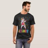 Dabbing Unicorn Alexander Tシャツ (正面フル)