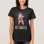 Dabbing Unicorn Alexander Tシャツ (正面)