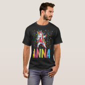 Dabbing Unicorn Anna Tシャツ (正面フル)