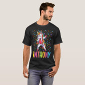 Dabbing Unicorn Anthony Tシャツ (正面フル)