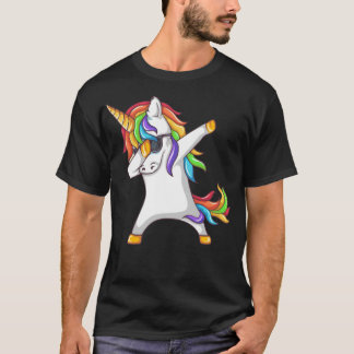Dabbing Unicorn baby unicorn shirt dragon hug unic Tシャツ