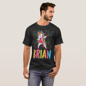 Dabbing Unicorn Brian Tシャツ (正面フル)
