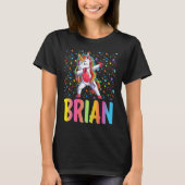 Dabbing Unicorn Brian Tシャツ (正面)