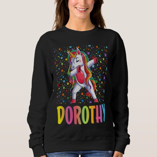 Dabbing Unicorn Dorothy スウェットシャツ (正面)