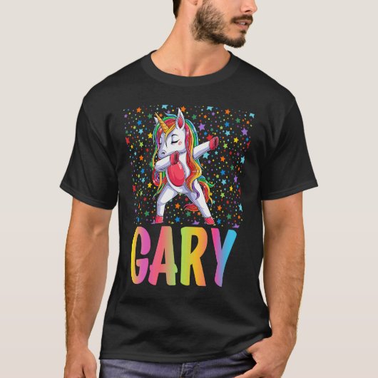 Dabbing Unicorn Gary Tシャツ (正面)