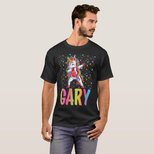 Dabbing Unicorn Gary Tシャツ (正面フル)