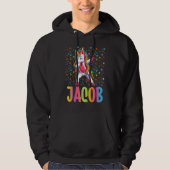 Dabbing Unicorn Jacob パーカ (正面)