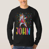 Dabbing Unicorn John Tシャツ (正面)