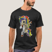 Dabbing Unicorn Lgbt Pride   Halloween 2022   Cute Tシャツ (正面)