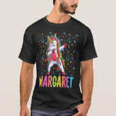 Dabbing Unicorn Margaret Tシャツ (正面)