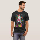 Dabbing Unicorn Margaret Tシャツ (正面フル)