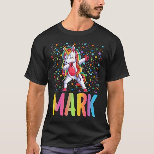 Dabbing Unicorn Mark Tシャツ (正面)