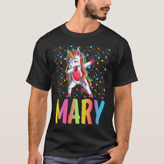 Dabbing Unicorn Mary Tシャツ (正面)