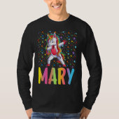 Dabbing Unicorn Mary Tシャツ (正面)
