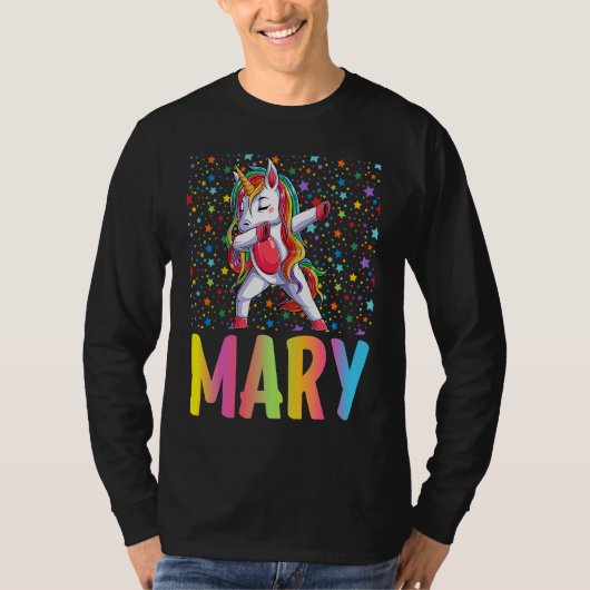 Dabbing Unicorn Mary Tシャツ (正面)