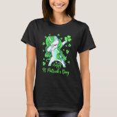 Dabbing Unicorn Shamrocks It's St Patricks Day & M Tシャツ (正面)