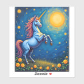 Dabbing Unicorn T Shirt - Funny Dab Dance Rainbow  シール (シート)