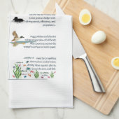 Dabblers vs. Divers Kitchen Towel キッチンタオル (四つ折り)