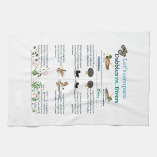 Dabblers vs. Divers Kitchen Towel キッチンタオル