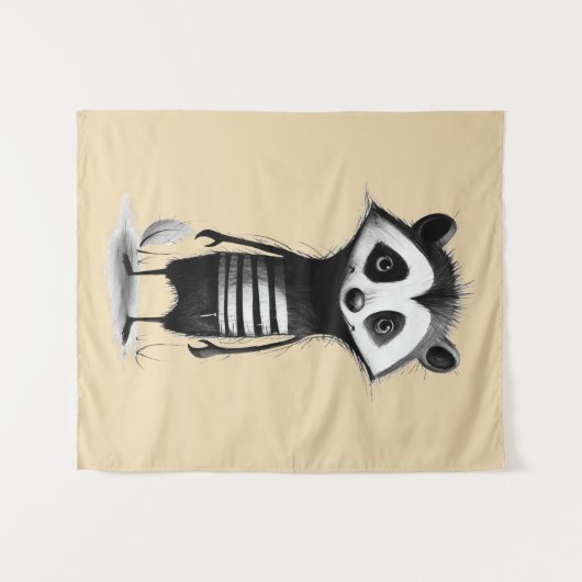 Dachs badger タペストリー (正面(横))