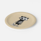 Dachs badger ペーパープレート (アングル)