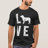 Dachsbracke Love 1 Tシャツ (正面)