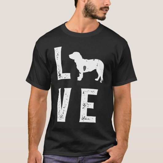 Dachsbracke Love  1 Tシャツ (正面)