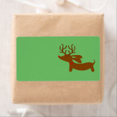 Dachshandクリスマスギフトタグシール |トナカイ ラベル (インサイチュ)