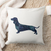 Dachshandジオメトリパターンシルエット クッション (ブランケット)