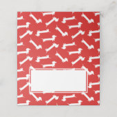 Dachshandディナーパーティーかわいいテーブル席 プレイスカード (外部開封)