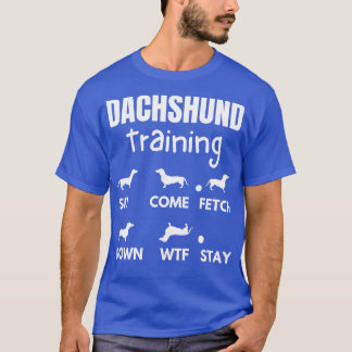 DachshandトレーニングDachshand犬のトリック2 Tシャツ
