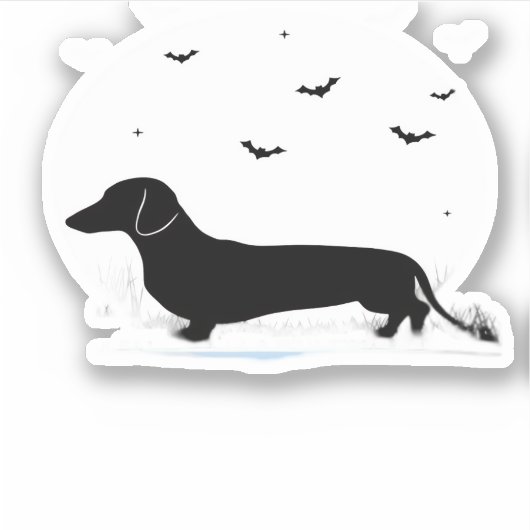 Dachshandハロウィーンの衣装Dachshandは私のボー シール (正面)