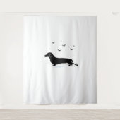 Dachshandハロウィーンの衣装Dachshandは私のボー タペストリー (正面)