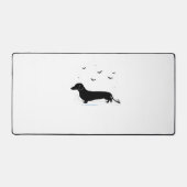 Dachshandハロウィーンの衣装Dachshandは私のボー デスクマット (正面)