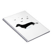 Dachshandハロウィーンの衣装Dachshandは私のボー ノートブック (右側)