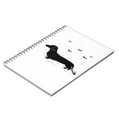 Dachshandハロウィーンの衣装Dachshandは私のボー ノートブック (左側)