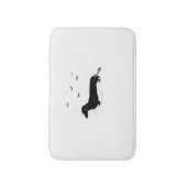 Dachshandハロウィーンの衣装Dachshandは私のボー バスマット (正面縦)