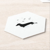 Dachshandハロウィーンの衣装Dachshandは私のボー ペーパーコースター (アングル)